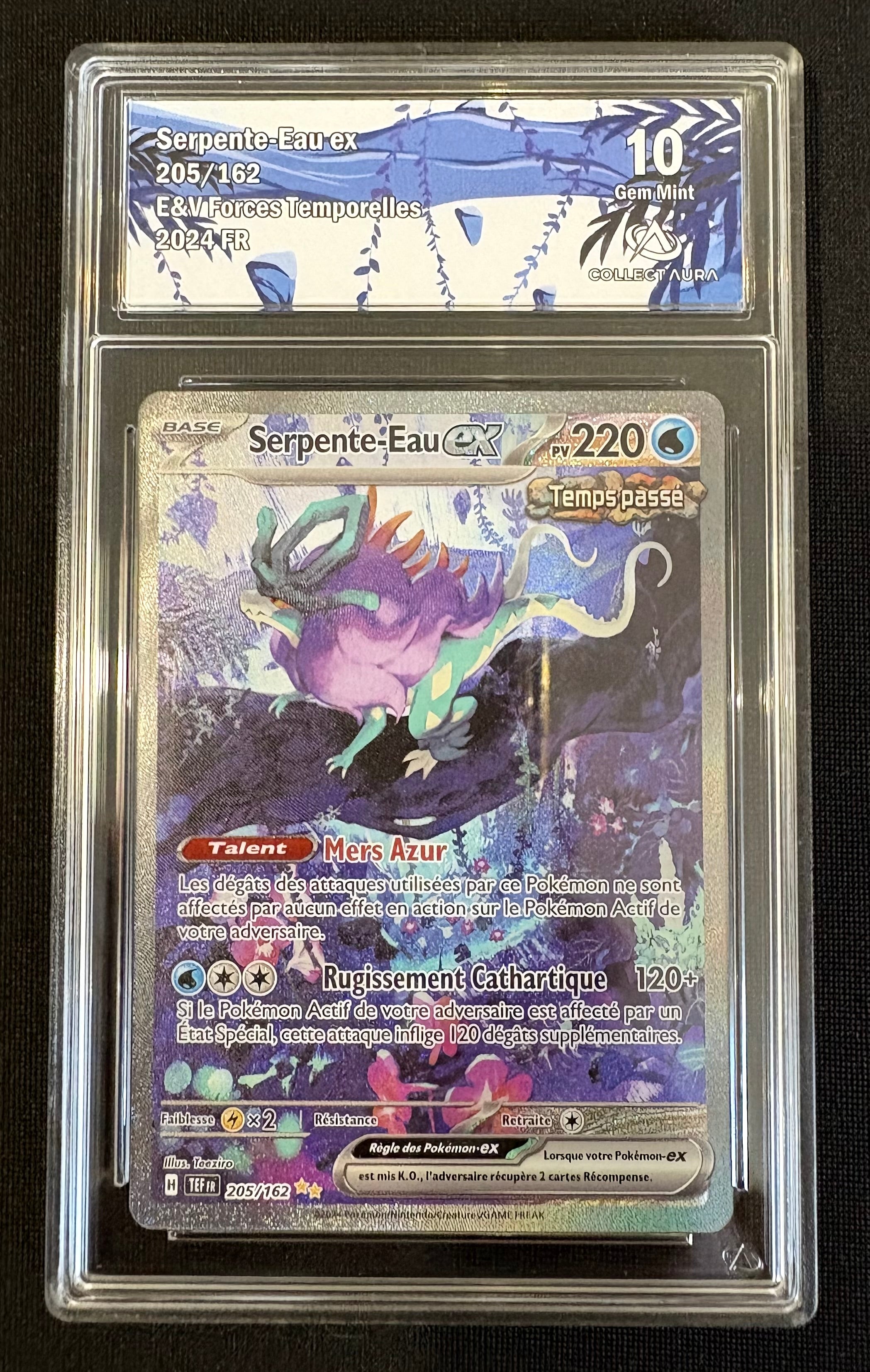 Serpente-Eau ex 205/162 – Grade 10 Gem Mint – Forces Temporelles (FR)