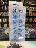 Set de Dés Eclipse Bleu – 11 Dés Polyédriques pour jeux de rôles.