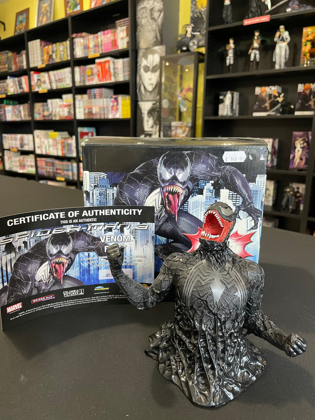 Statue Venom – Spider-Man – Marvel – Édition Collector avec Certificat