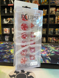 Set de Dés Eclipse Rouge – 11 Dés Polyédriques pour jeux de rôles.