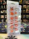 Set de Dés Eclipse Orange – 11 Dés Polyédriques pour jeux de rôles.