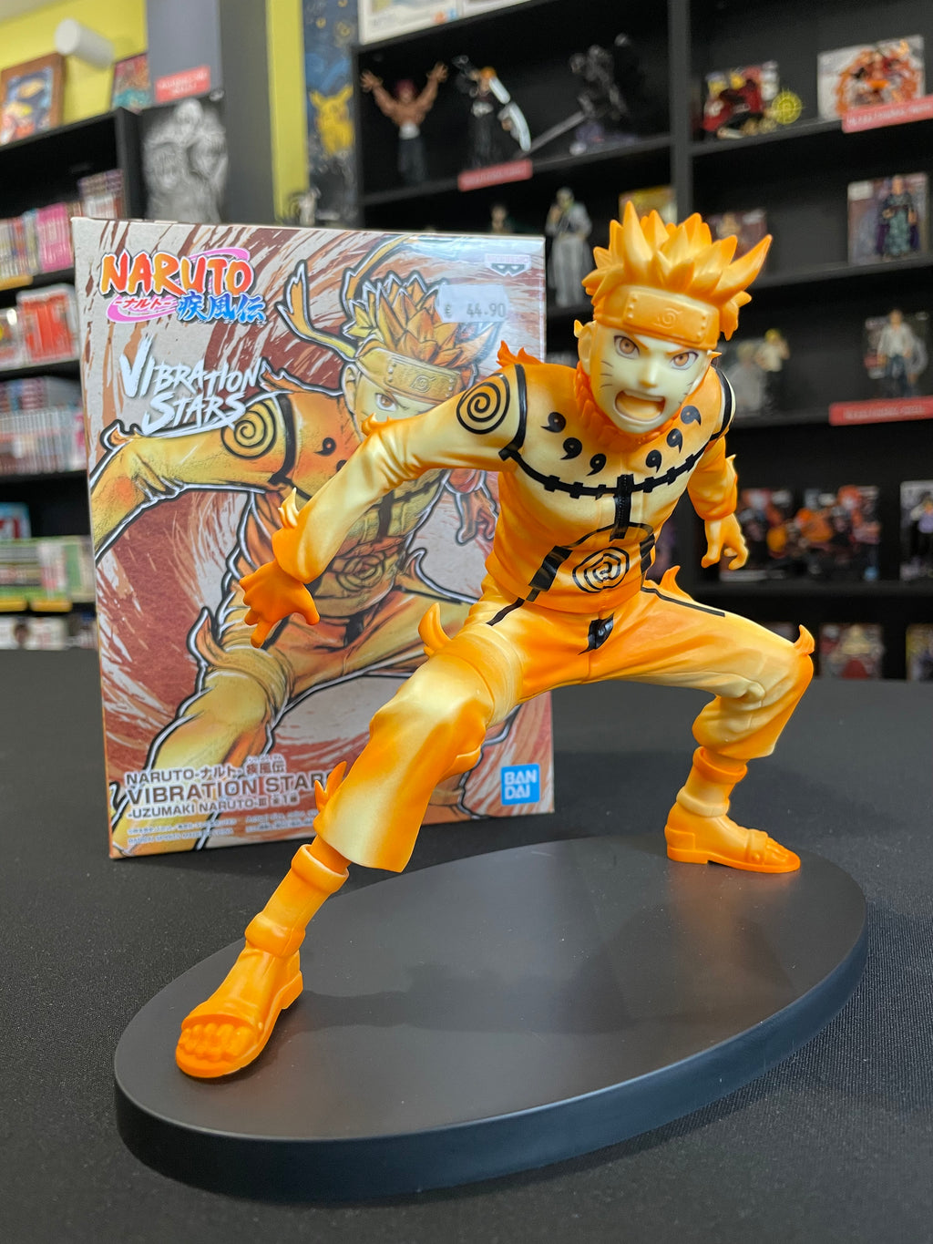 Figurine Naruto Uzumaki – Mode Kurama – Naruto Shippuden – Vibration Stars – Banpresto