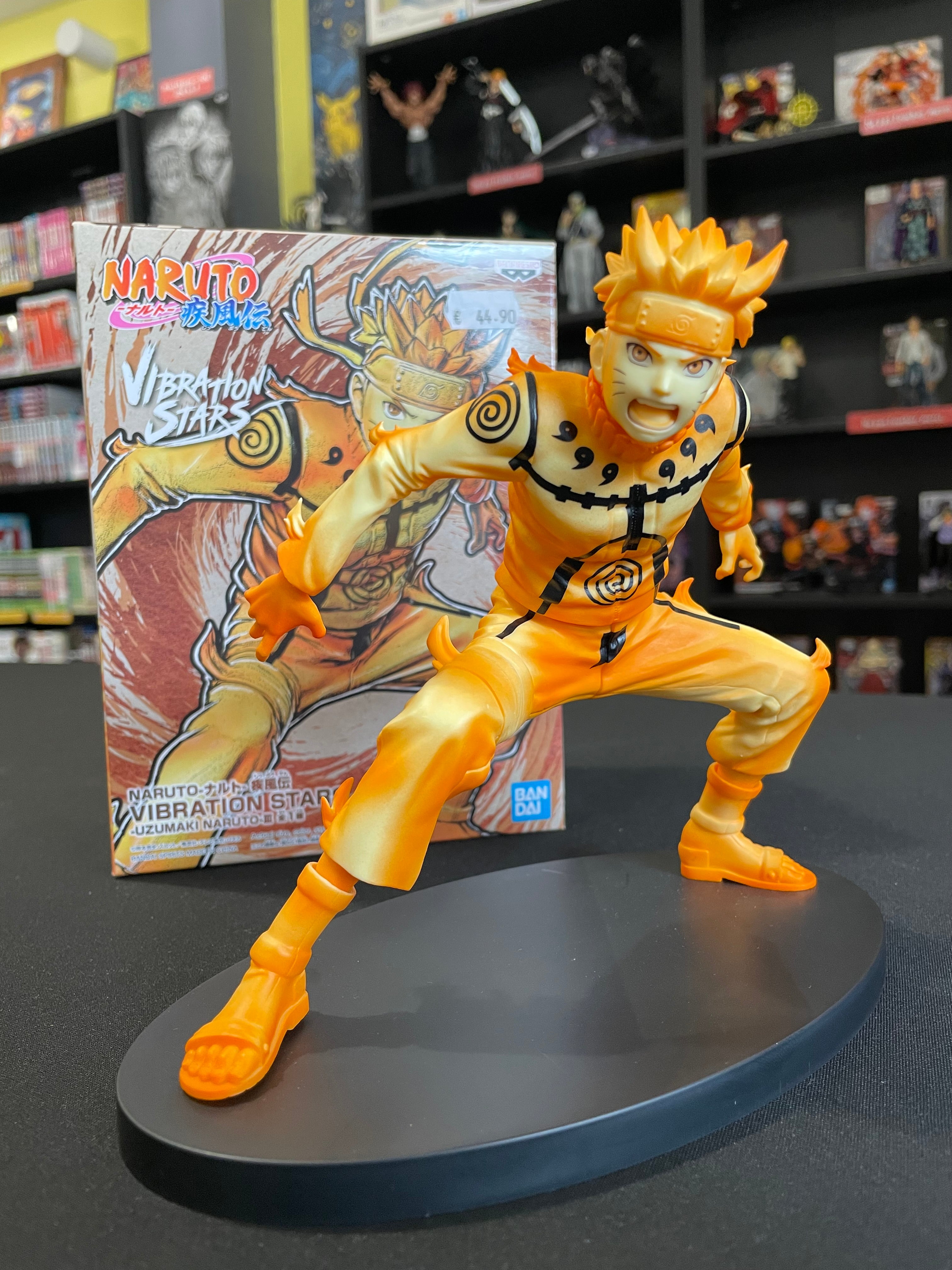 Figurine Naruto Uzumaki – Mode Kurama – Naruto Shippuden – Vibration Stars – Banpresto