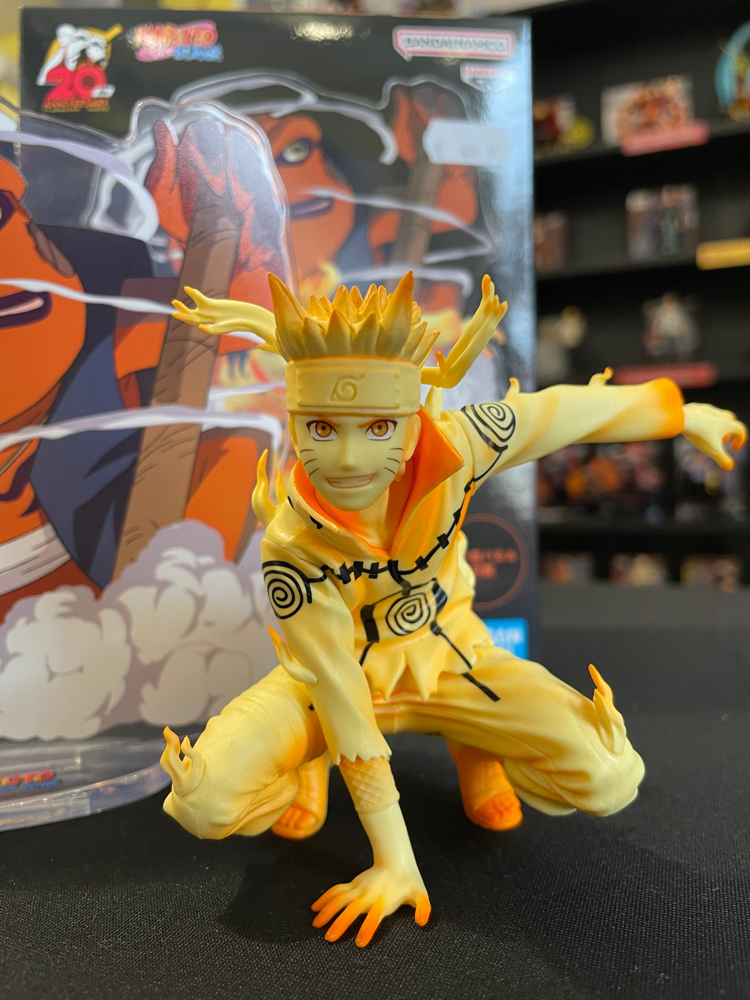 Figurine Naruto Uzumaki – Mode Ermite – Naruto Shippuden – Édition 20ᵉ Anniversaire – Banpresto