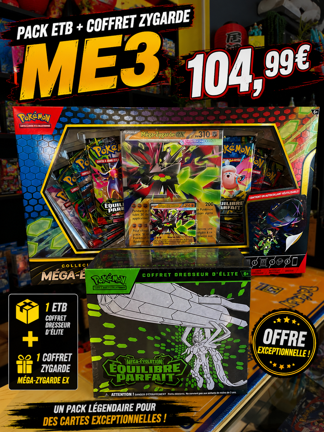 Pack Me3 ETB+ Coffret Zygarde
